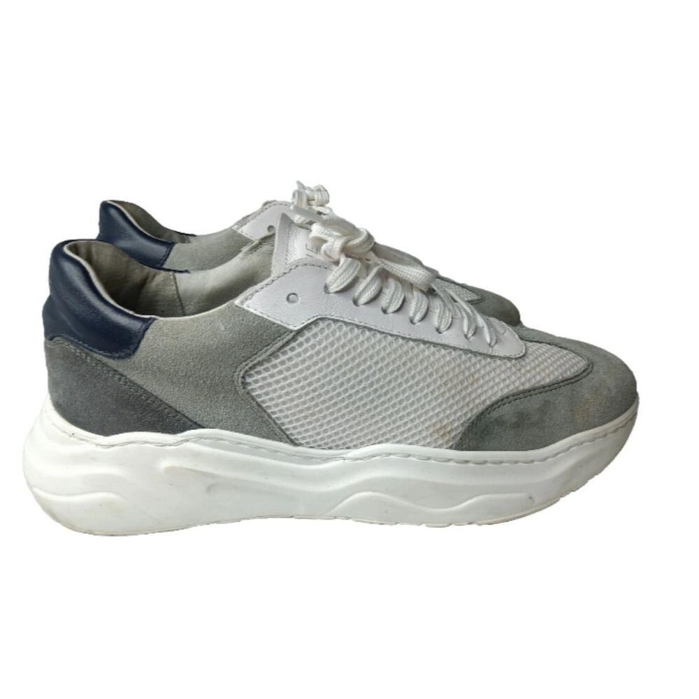 ARNE Runner White-Grey Sneakers Men's Size 9 Medium Shoes